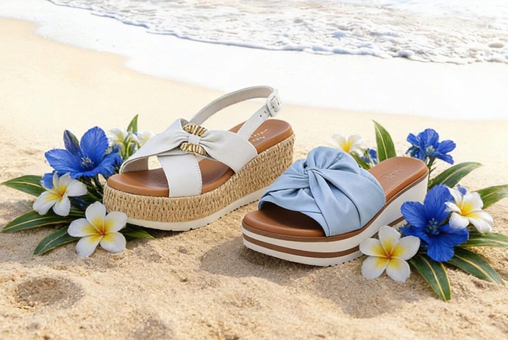 Beach-Essentials: schöne Sandalen für Strand und pool