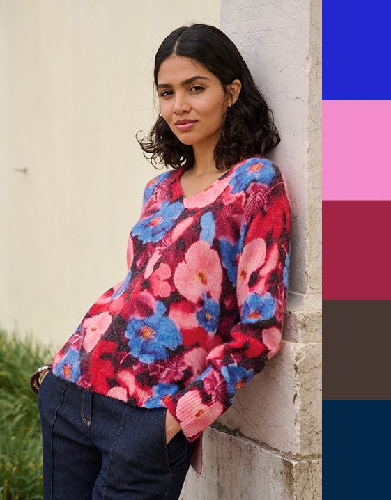 Blau kombinieren - Look mit Royalblau