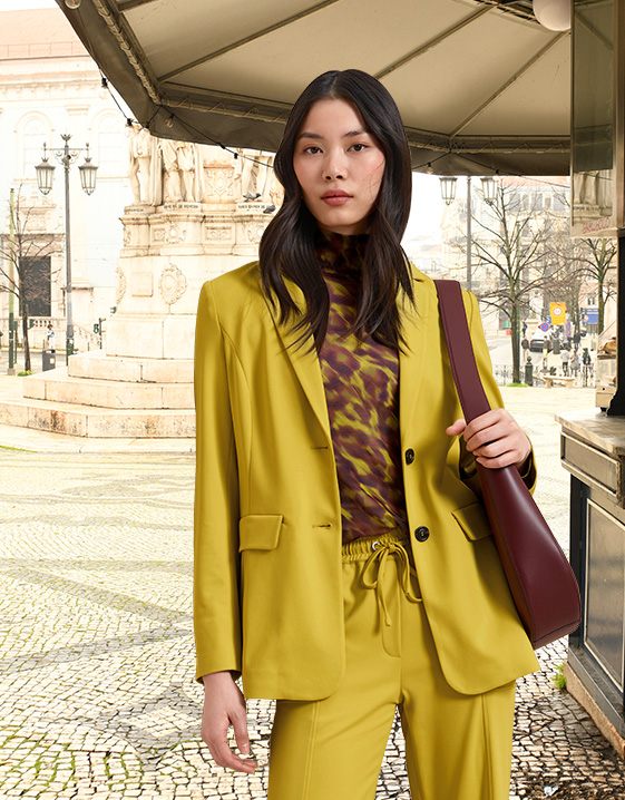 Blazer kombinieren für jede Figur: bunte Blazer