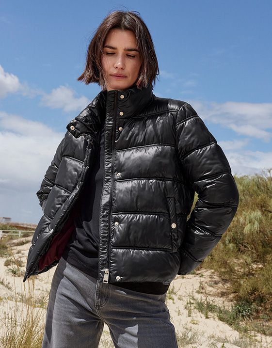 Daunenjacken und -mäntel für jede Figur: kurze Steppjacke