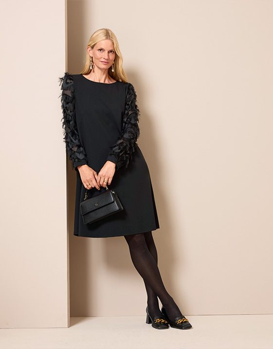 Festliche Outfits im Winter - für Weihnachten und Silvester - Look 1