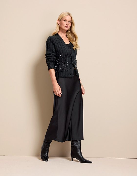 Festliche Outfits im Winter - für Weihnachten und Silvester - Look 3