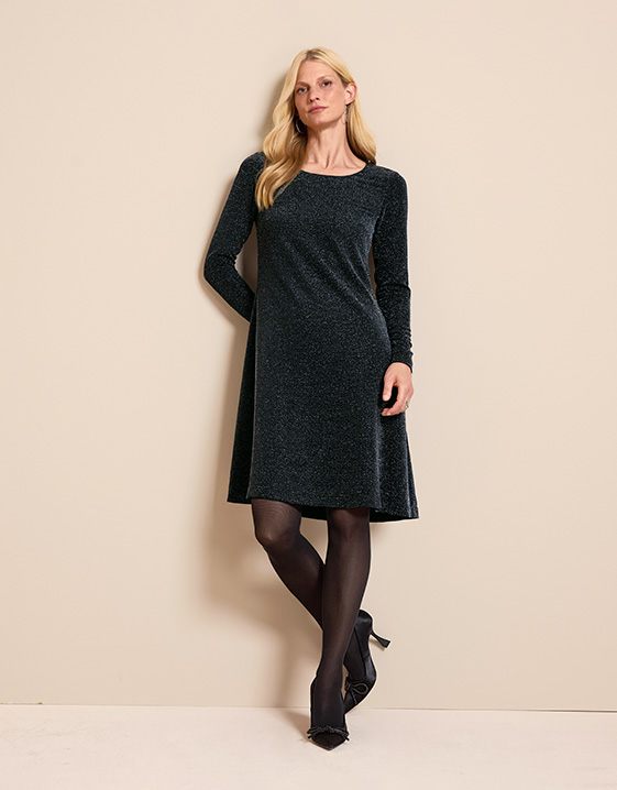 Festliche Outfits im Winter - für Weihnachten und Silvester - Look mit Kleid