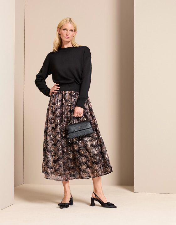 Festliche Outfits im Winter - für Weihnachten und Silvester - Look mit Rock