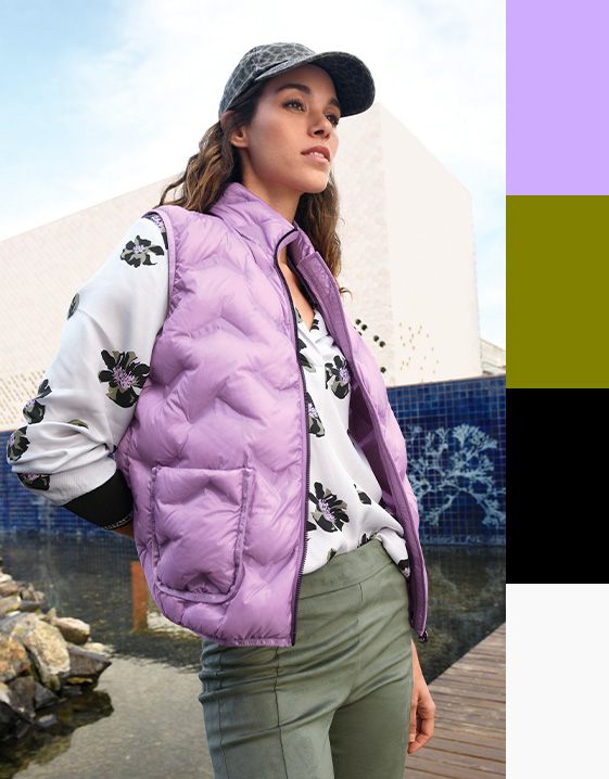 Grün kombinieren: Look mit Olivgrün