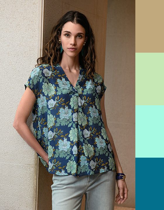 Pastellfarben kombinieren: Look mit Pistazie