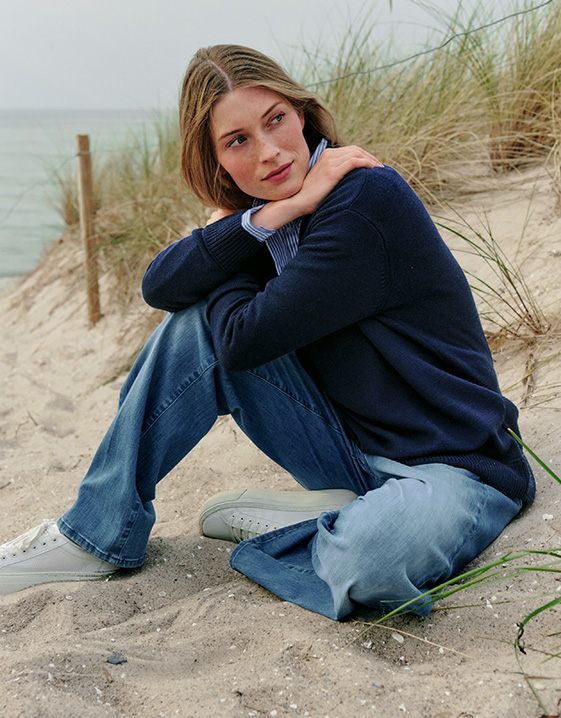 Strick- und Kaschmirtrends HW25 - College-Strick