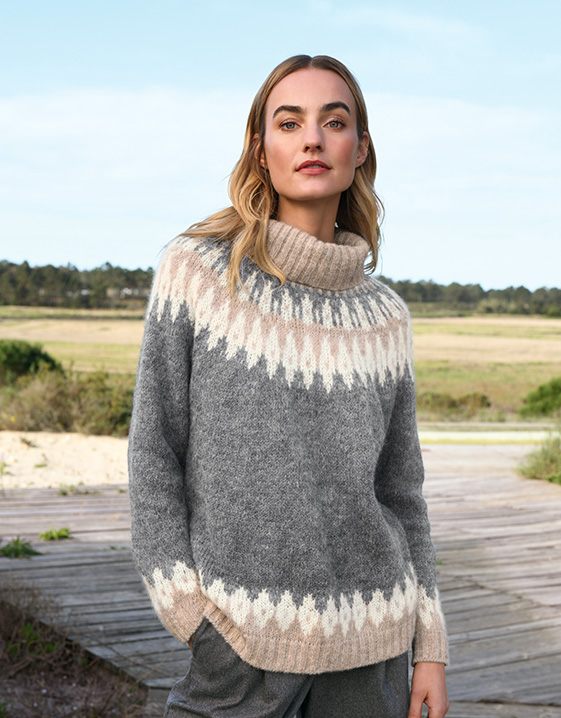 Strick- und Kaschmirtrends HW25 - Norweger Pullover
