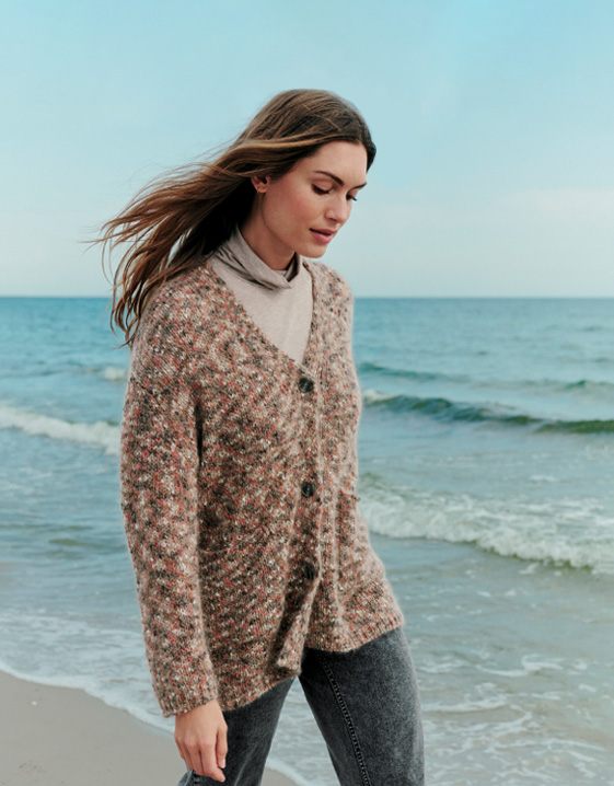 Strickjacken für jede Figur: kurzer Cardigan