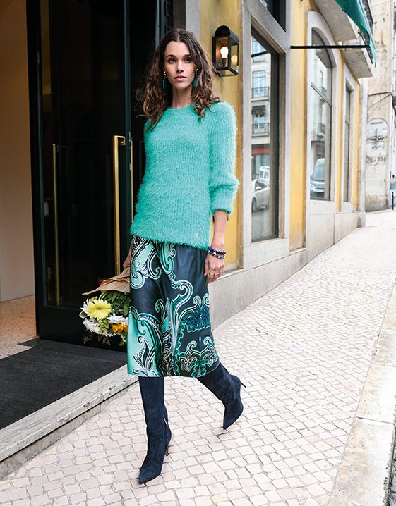 Trend SHADES OF BLUE - Look in Aquamarin