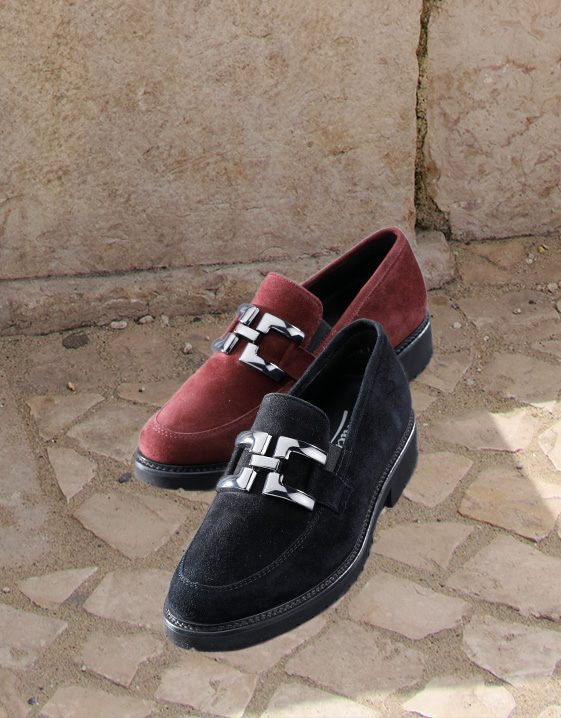 Trend Smart Business: Loafer in Schwarz und Bordeaux